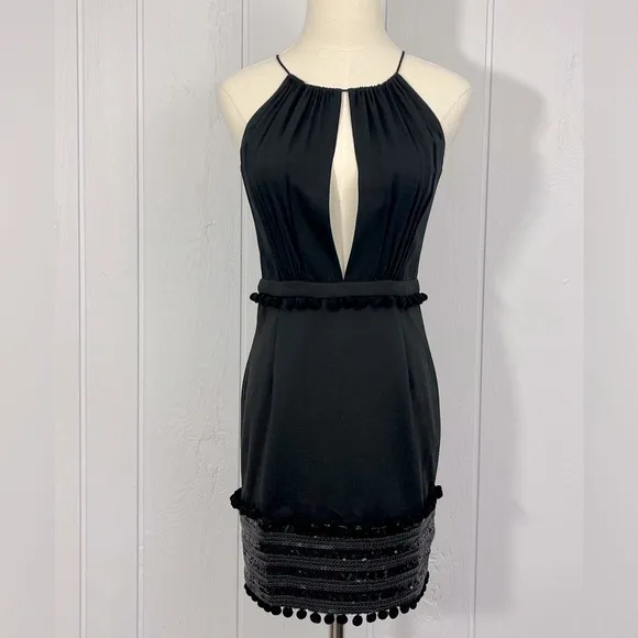 Blessed are the Meek - Black Mini Dress with Sequins Size 1 (US size 2-4) New!