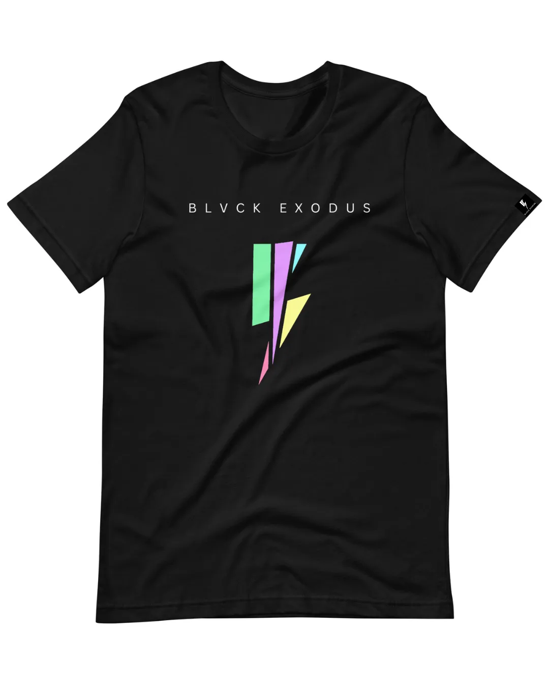 Blvck Exodus Retro Lightning Bolt Black Shirt