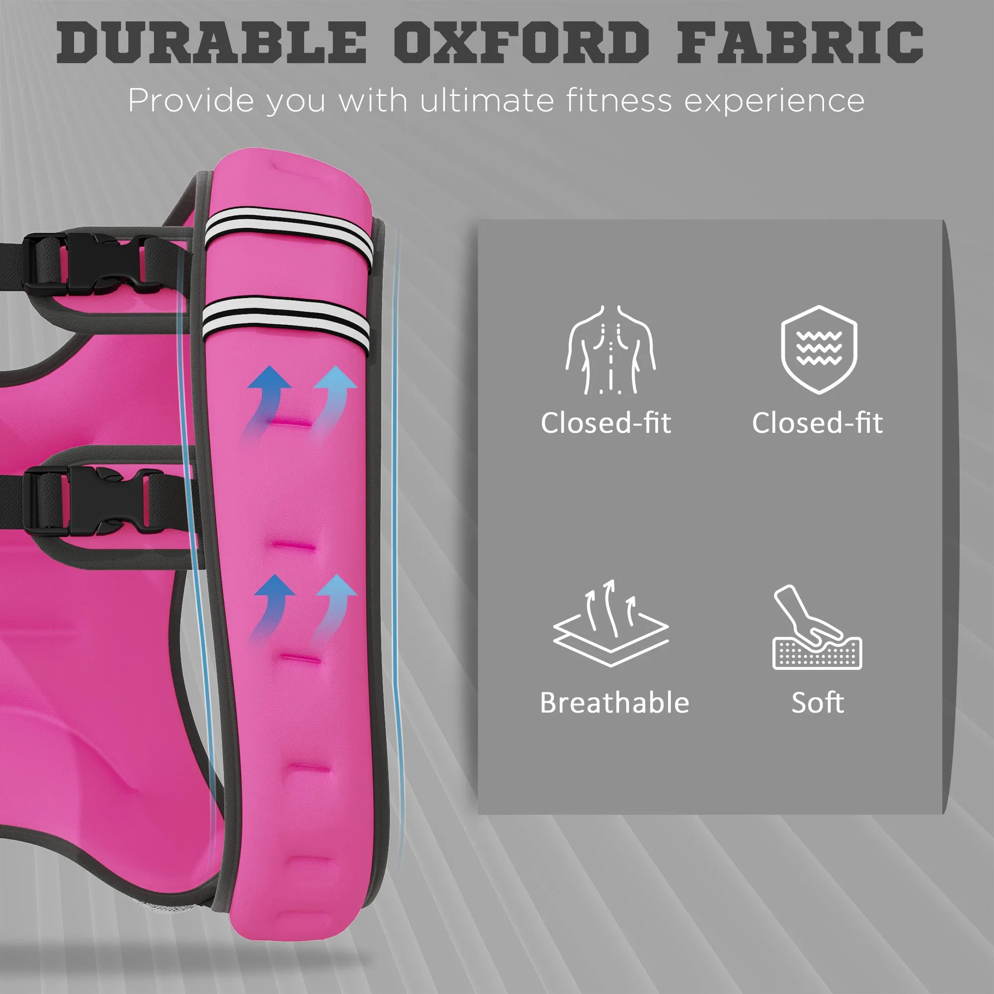 Body Weighted Workout Vest w/ Pocke Running Equipment 17.6 lbs