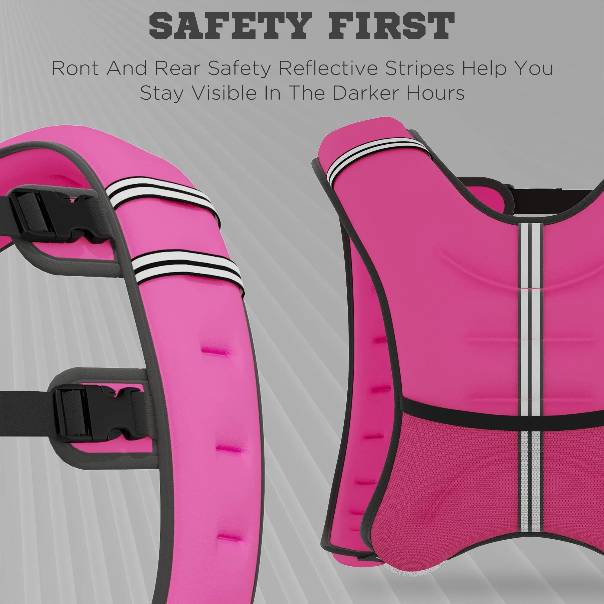 Body Weighted Workout Vest w/ Pocke Running Equipment 17.6 lbs