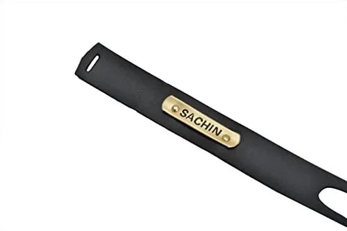 Bookmark Leather Tag for Readers | Personalised with Name (Black)