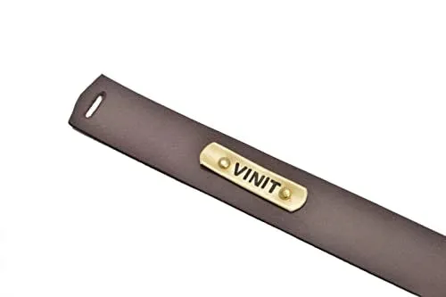 Bookmark Leather Tag for Readers | Personalised with Name (Brown)