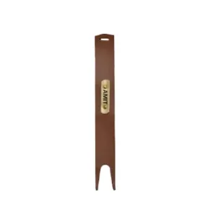 Bookmark Leather Tag for Readers | Personalised with Name (Tan)
