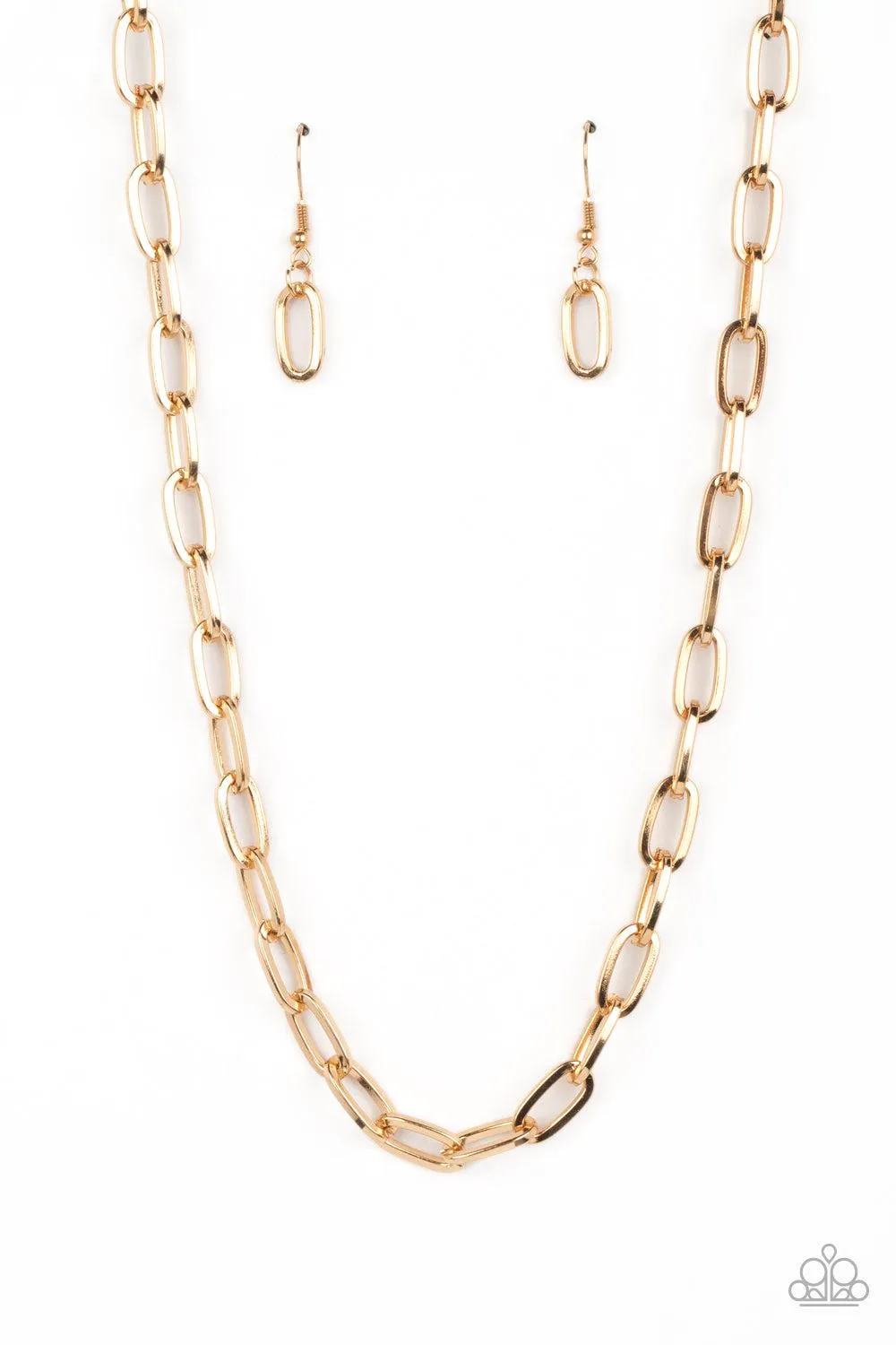 Boston Backdrop - Gold Necklace Set