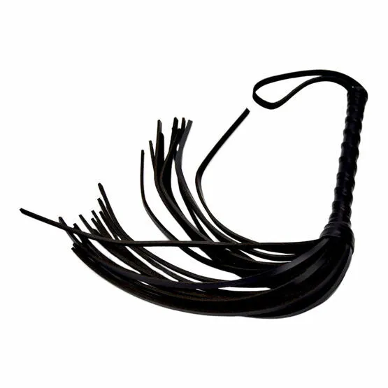 BOUND Leather Flogger Whip with Adjustable Intensity and Soft Leather Materials