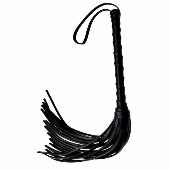 BOUND Leather Flogger Whip with Adjustable Intensity and Soft Leather Materials