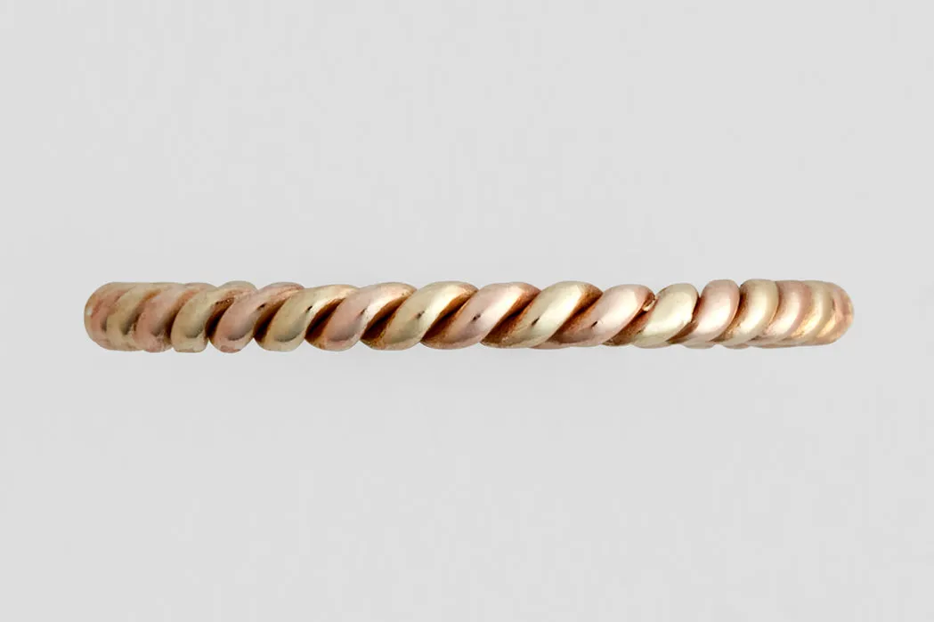 Braided Gold Band