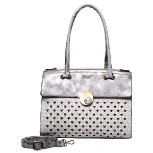 Brangio Silver Elegance Heart Tote