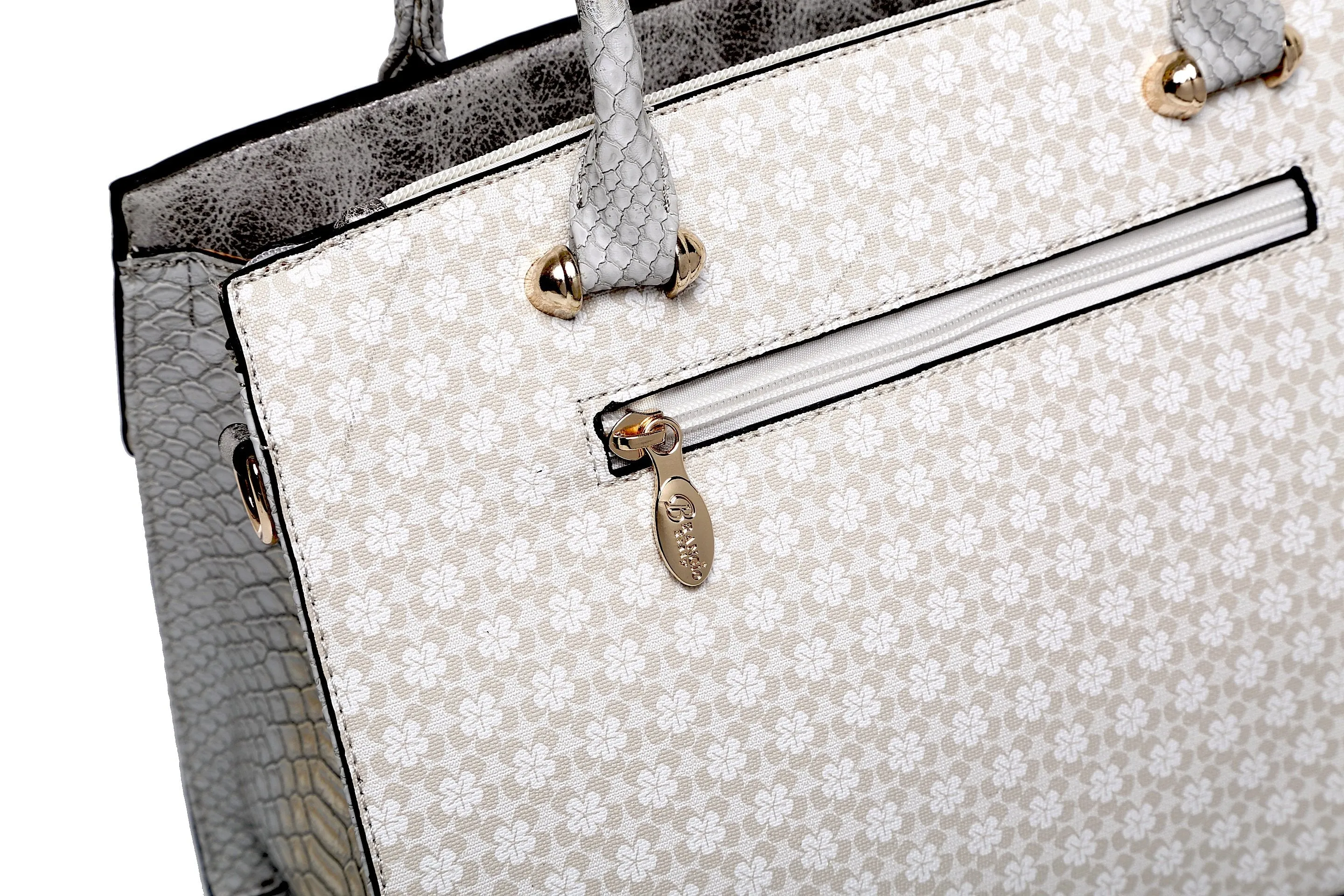 Brangio Silver Elegance Heart Tote