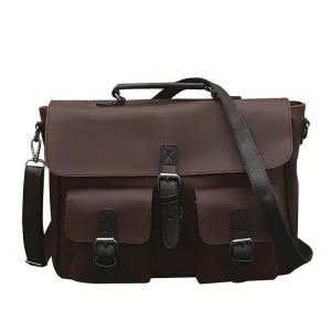 Briefcase | Messenger Bag <br> Genuine Leather