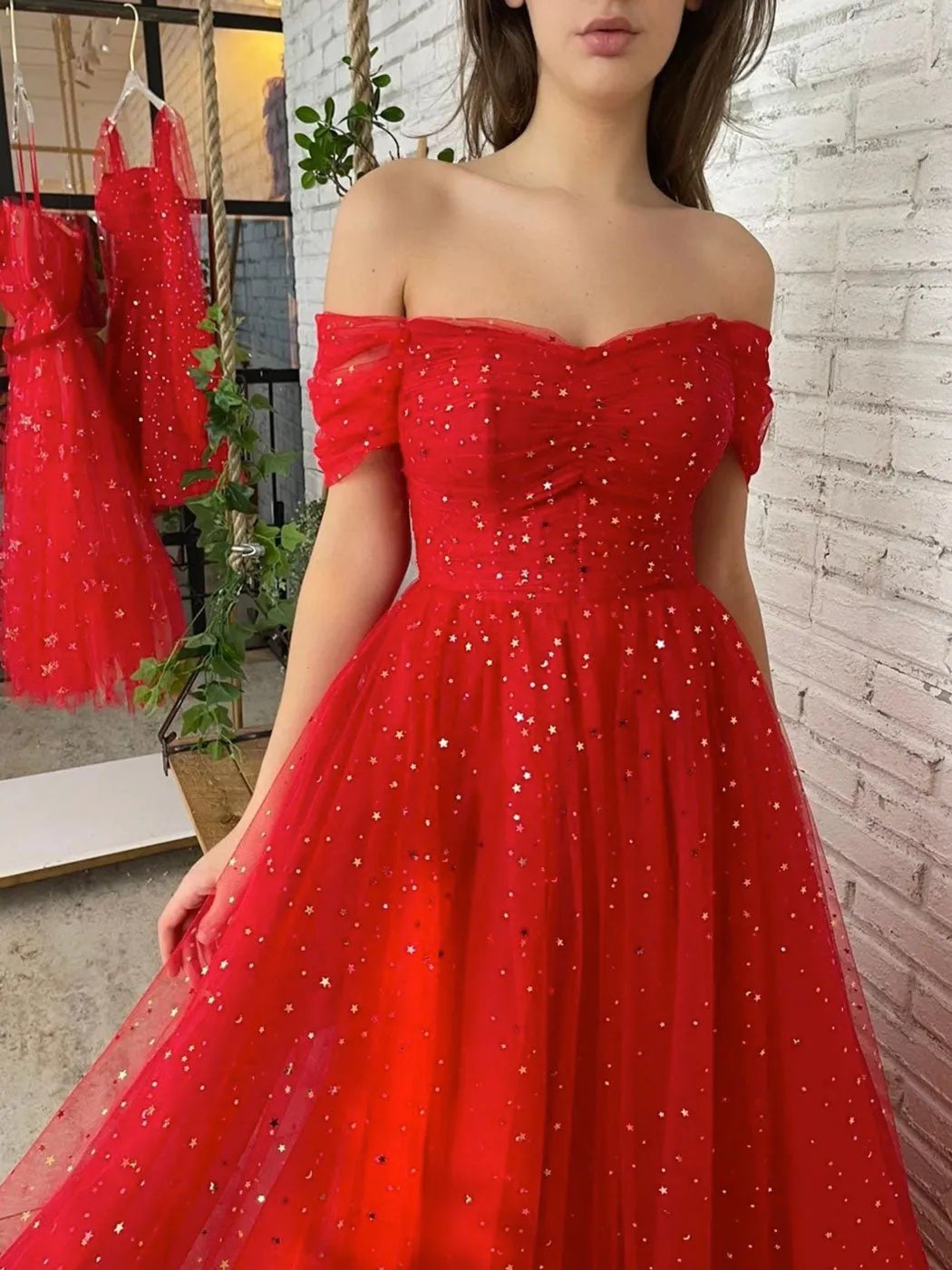 Burgundy Off Shoulder Long Prom Dress, Burgundy Formal Evening Dresses