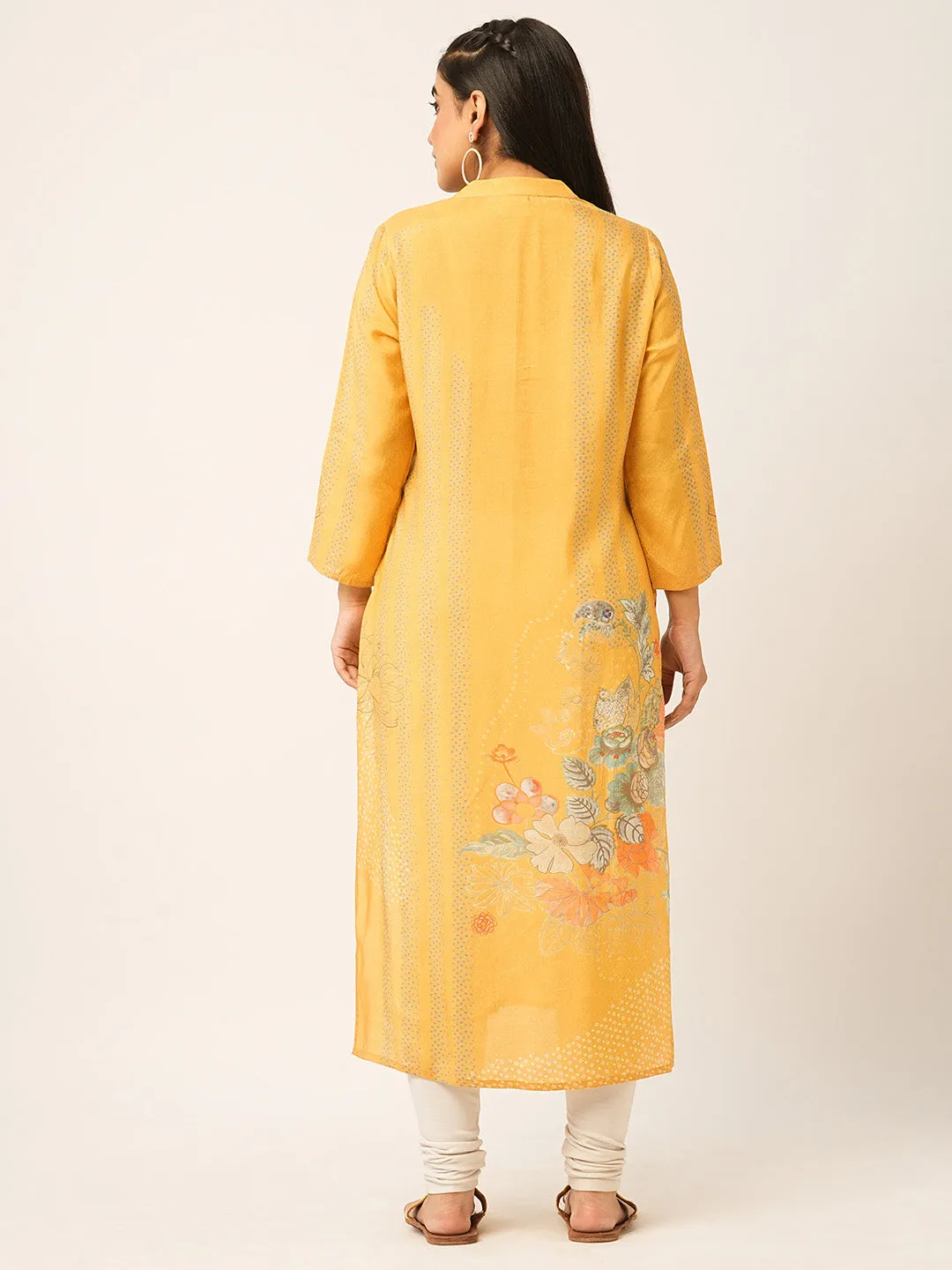 Buy Mustard Muslin Kurta for women online in India - Zola