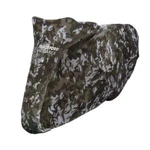 Camo Motorcycle Cover Oxford Aquatex, S