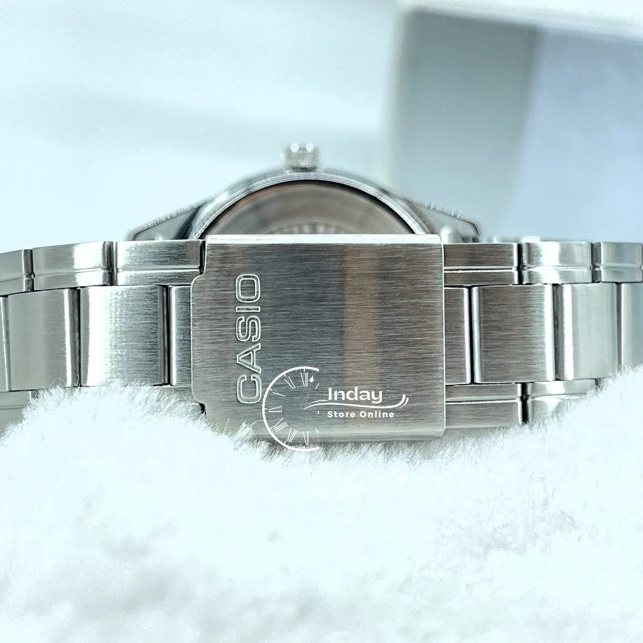 Casio Standard Men's Watch MTP-V005D-7B Silver Plated Stainless Steel Mineral Glass