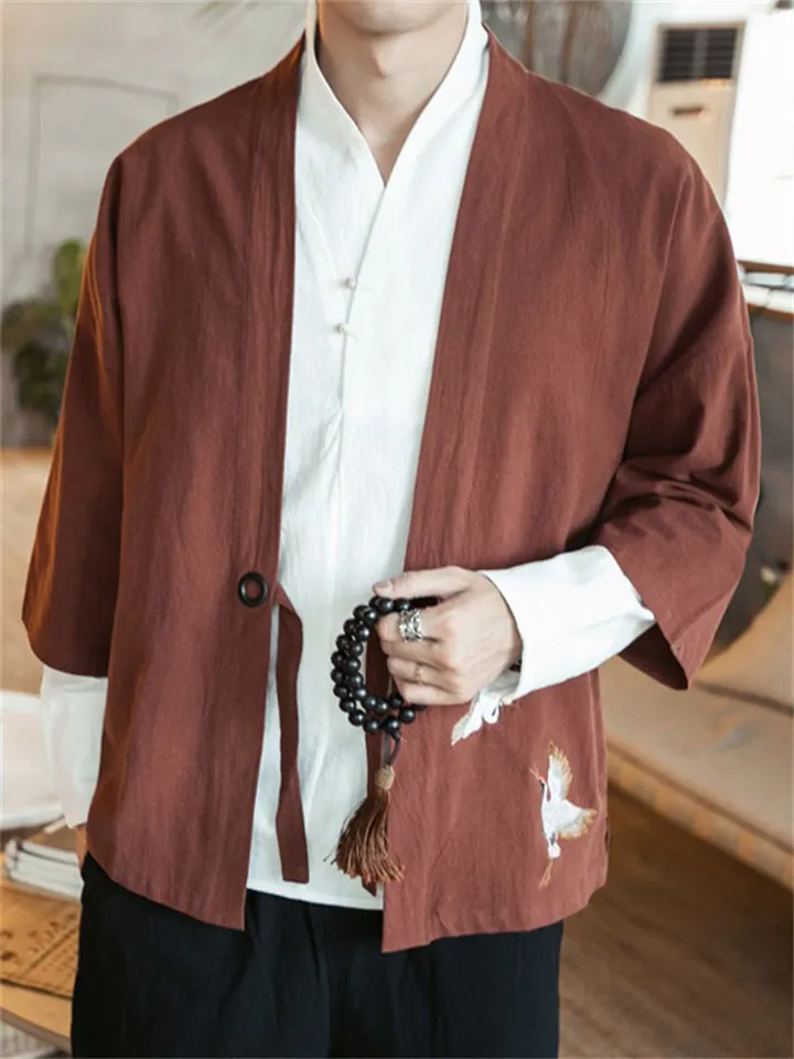 Casual Loose Embroidered Half Sleeve Shirts