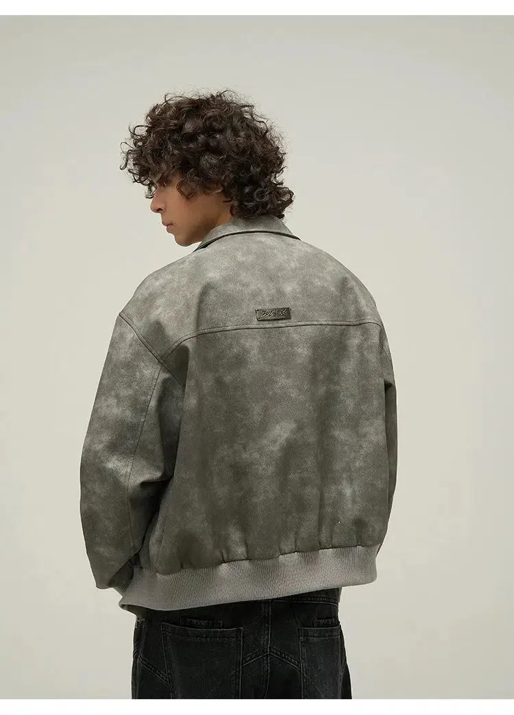 Casual Retro PU Leather Jacket