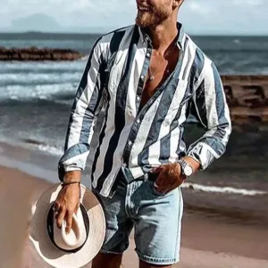 Chad – Airy Men’s Striped Casual Shirt
