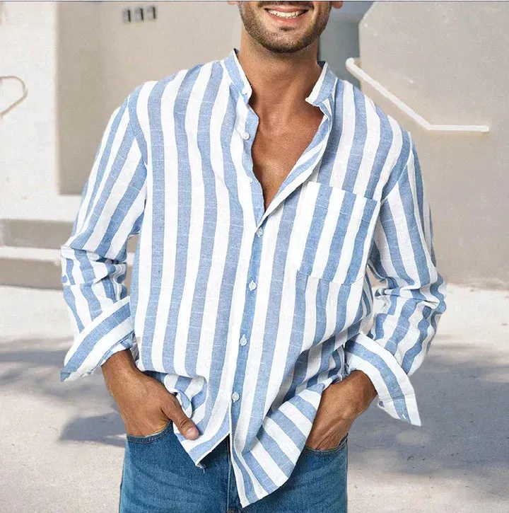 Chad – Airy Men’s Striped Casual Shirt