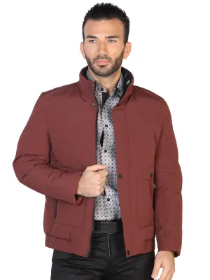 Chamarra Casual Cafe para Hombre 'El Señor de los Cielos' - ID: 43084