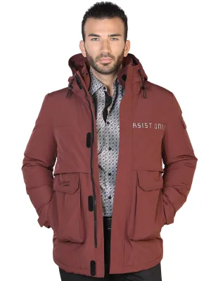 Chamarra Casual Cafe para Hombre 'El Señor de los Cielos' - ID: 43086