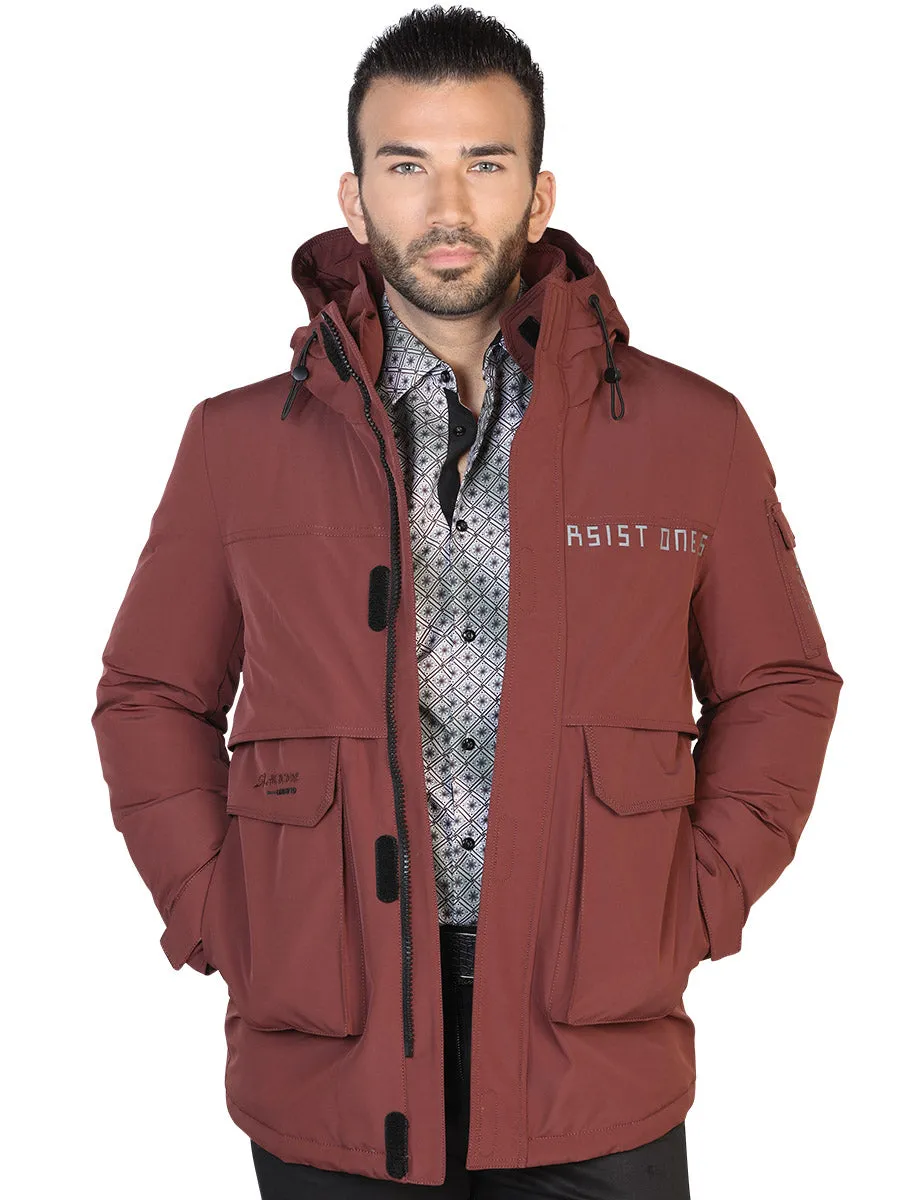 Chamarra Casual Cafe para Hombre 'El Señor de los Cielos' - ID: 43086