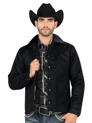 Chamarra Casual Termica de Forro Afelpado con Broches para Hombre 'Montero' - ID: 10006