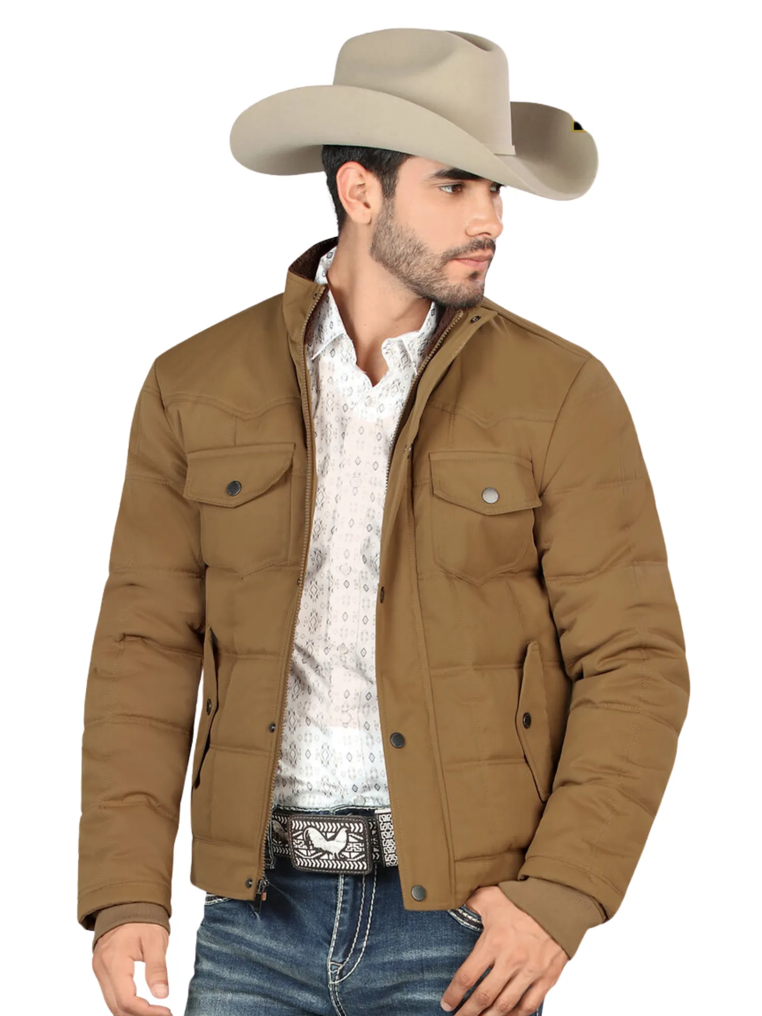 Chamarra Casual Termica de Forro Afelpado (Tipo Borrego) para Hombre 'Montero' - ID: 0894
