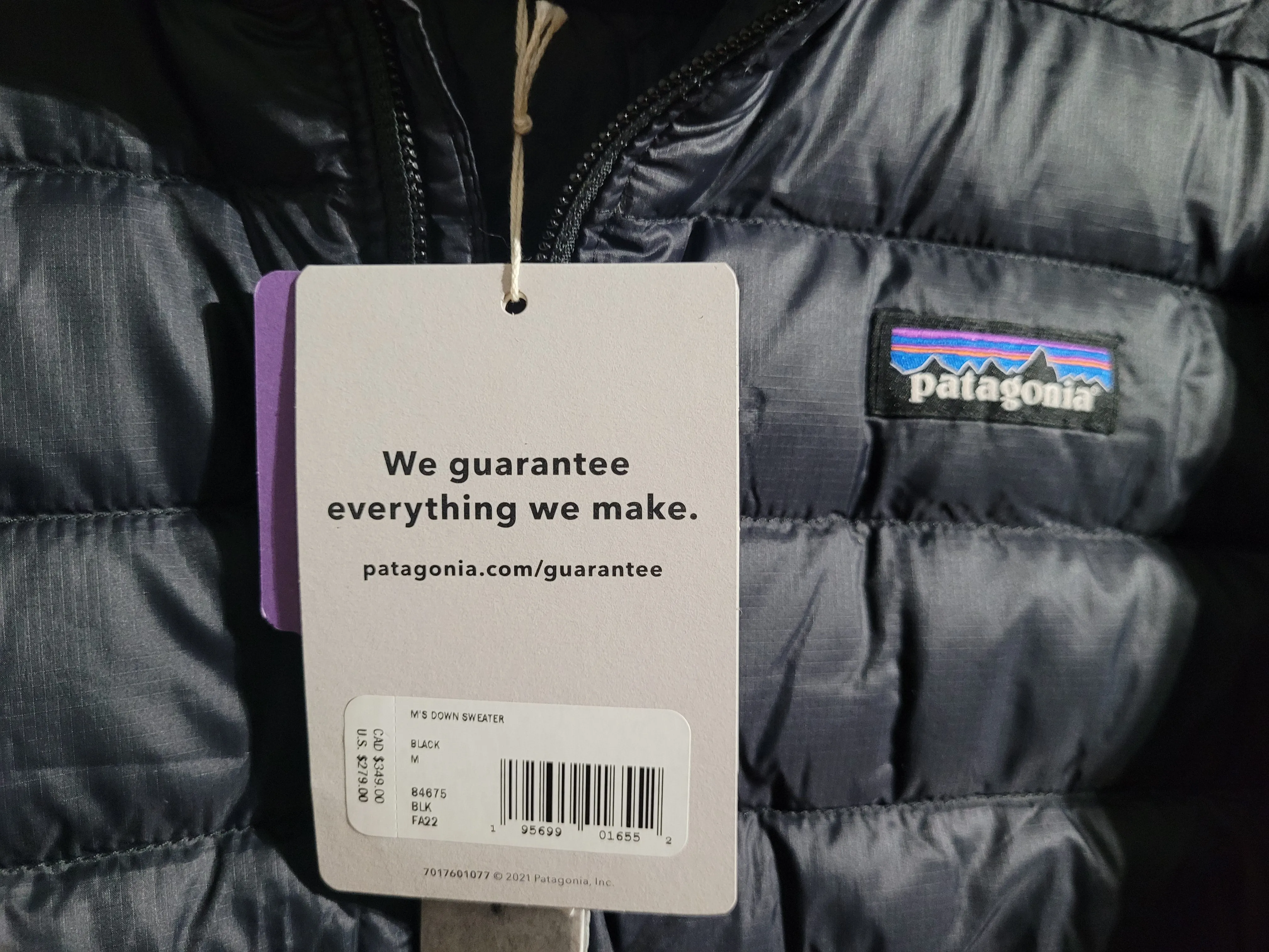 Chamarra Ligera Casual de Plumas para Hombre 'Patagonia'