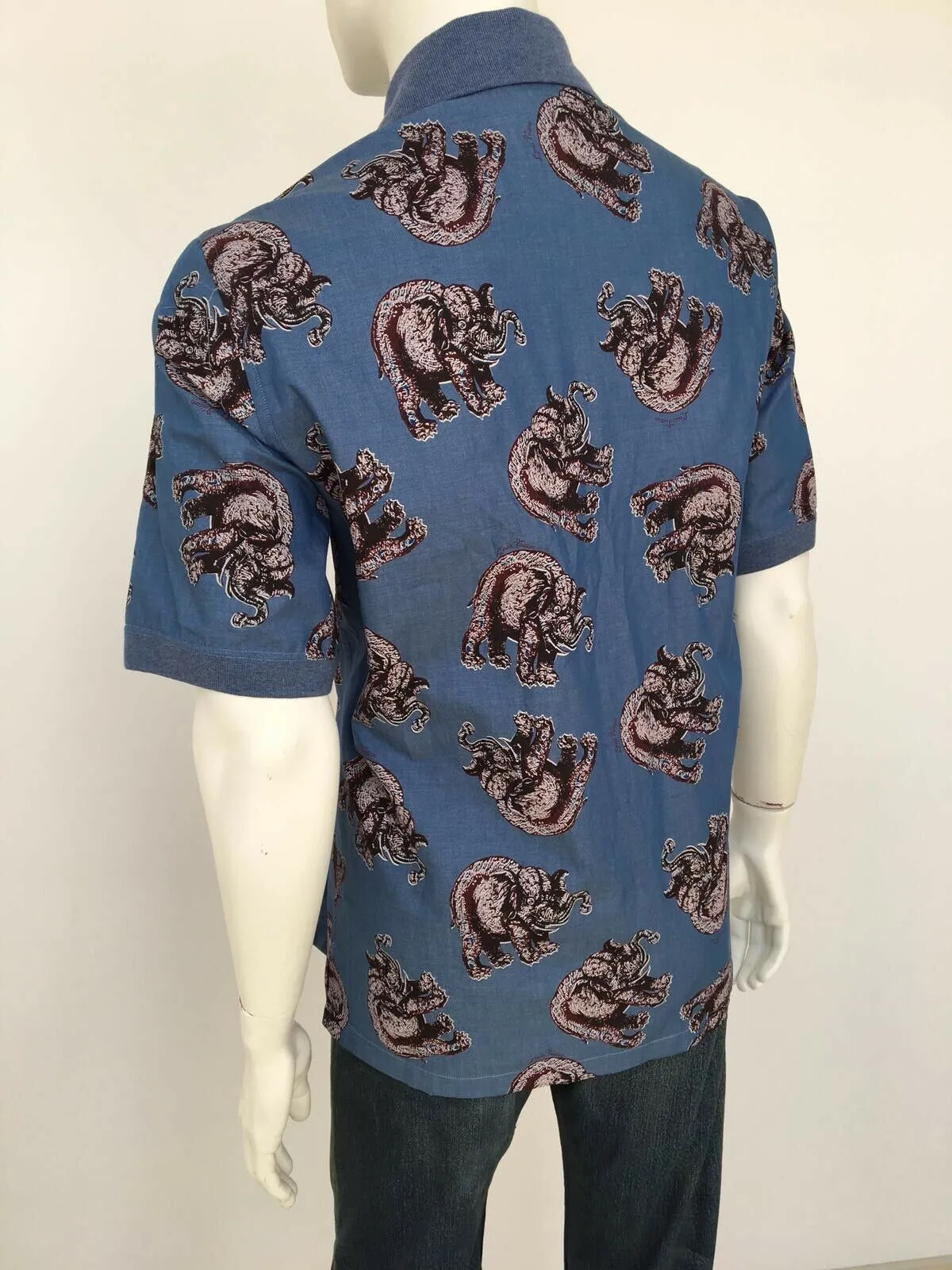 Chapman Elephant Knit Collar Shirt