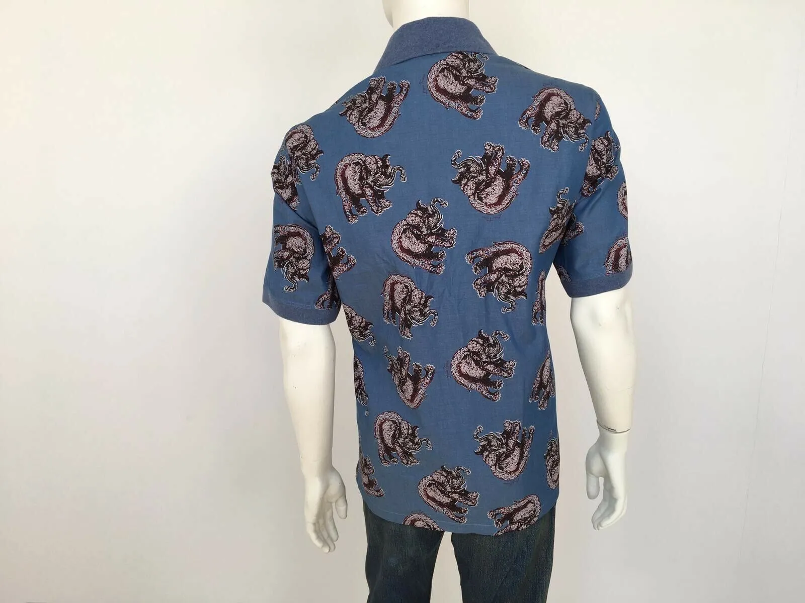 Chapman Elephant Knit Collar Shirt