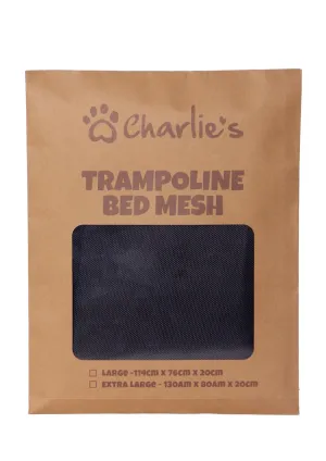 Charlie's Replaceable Cover for Elevated Trampoline Hammock Dog Bed Black Extra Large