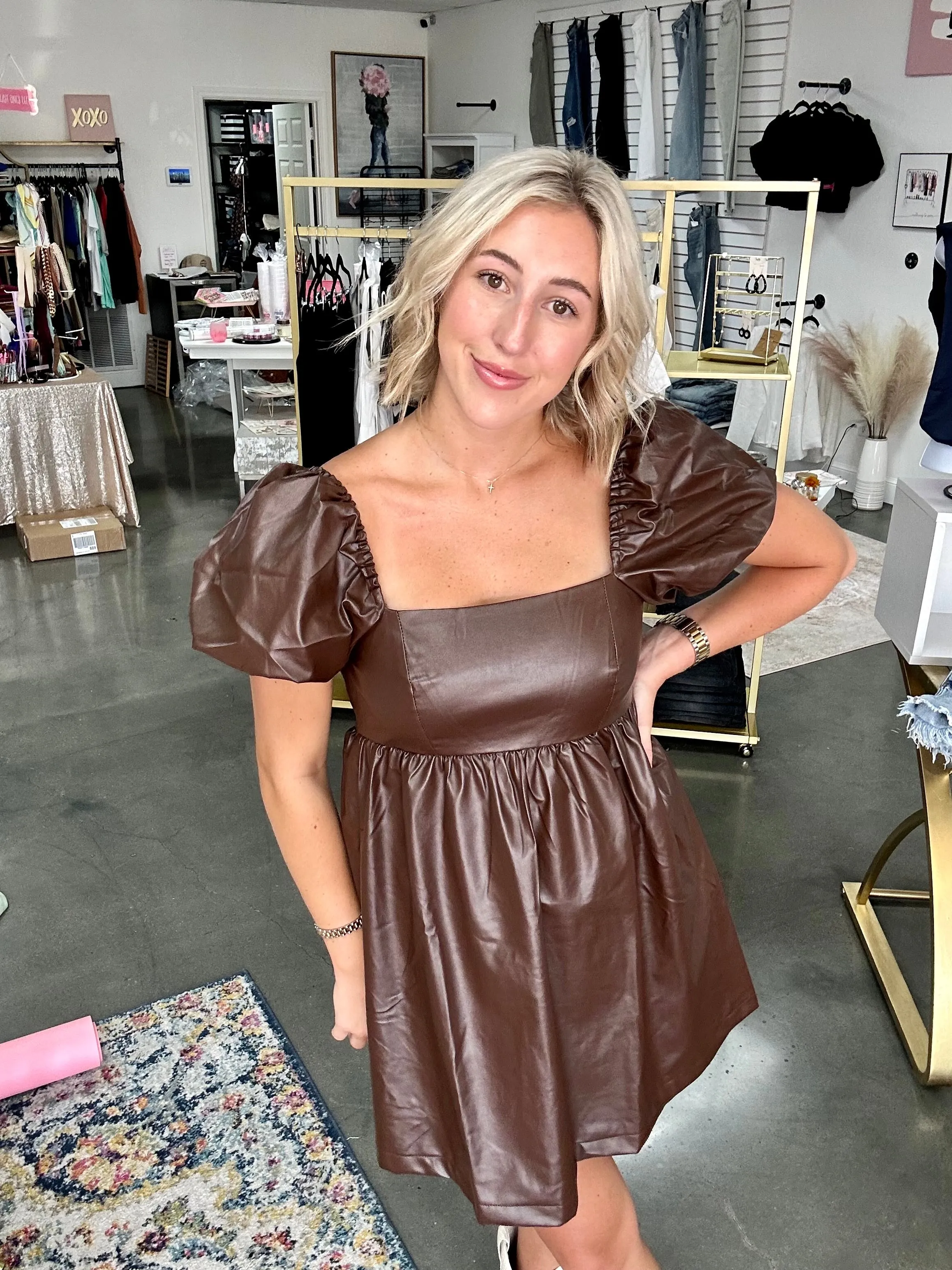 Chocolate Claire Dress