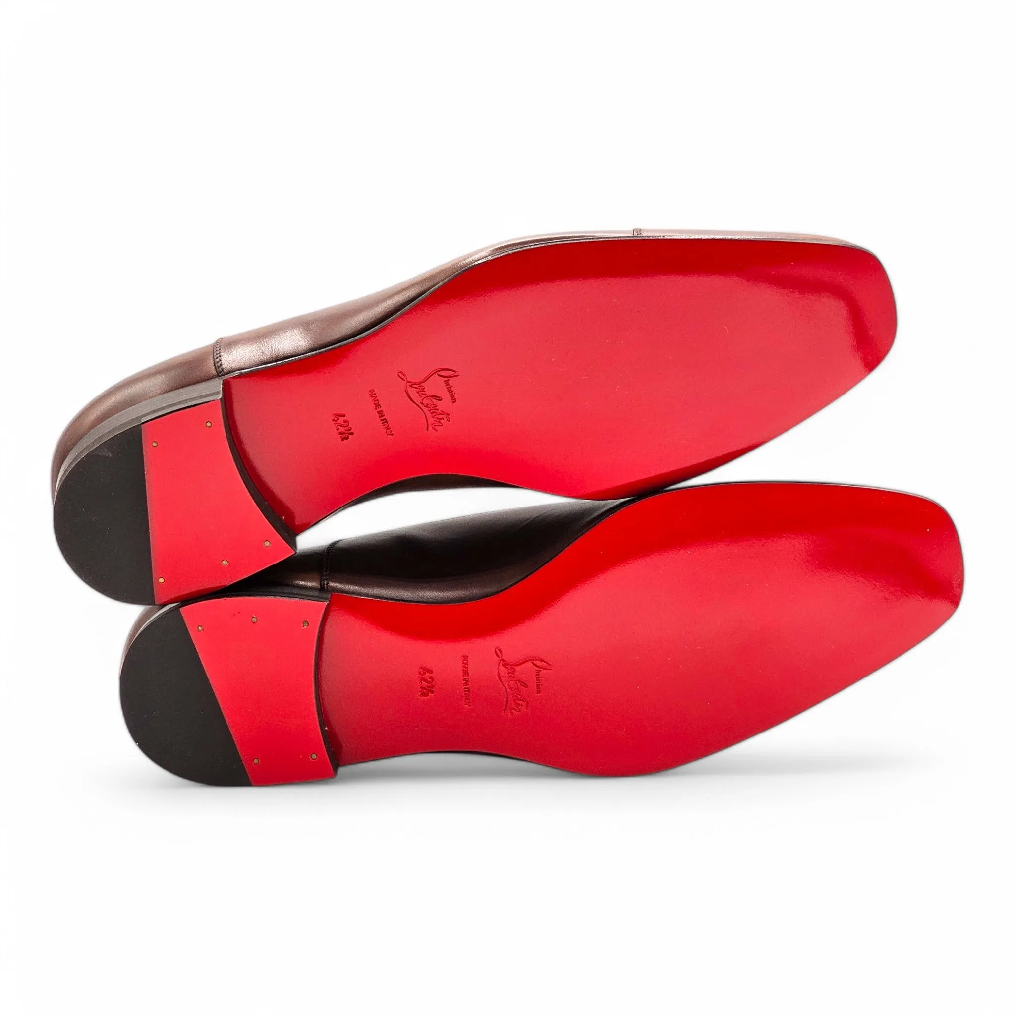 Christian Louboutin Greggo Oxford Shoes - Leather - Brown 42.5