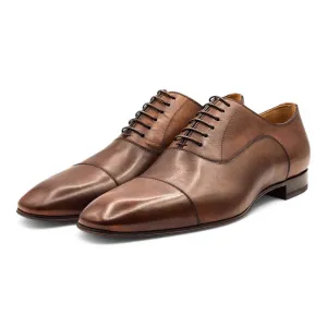 Christian Louboutin Greggo Oxford Shoes - Leather - Brown 42.5