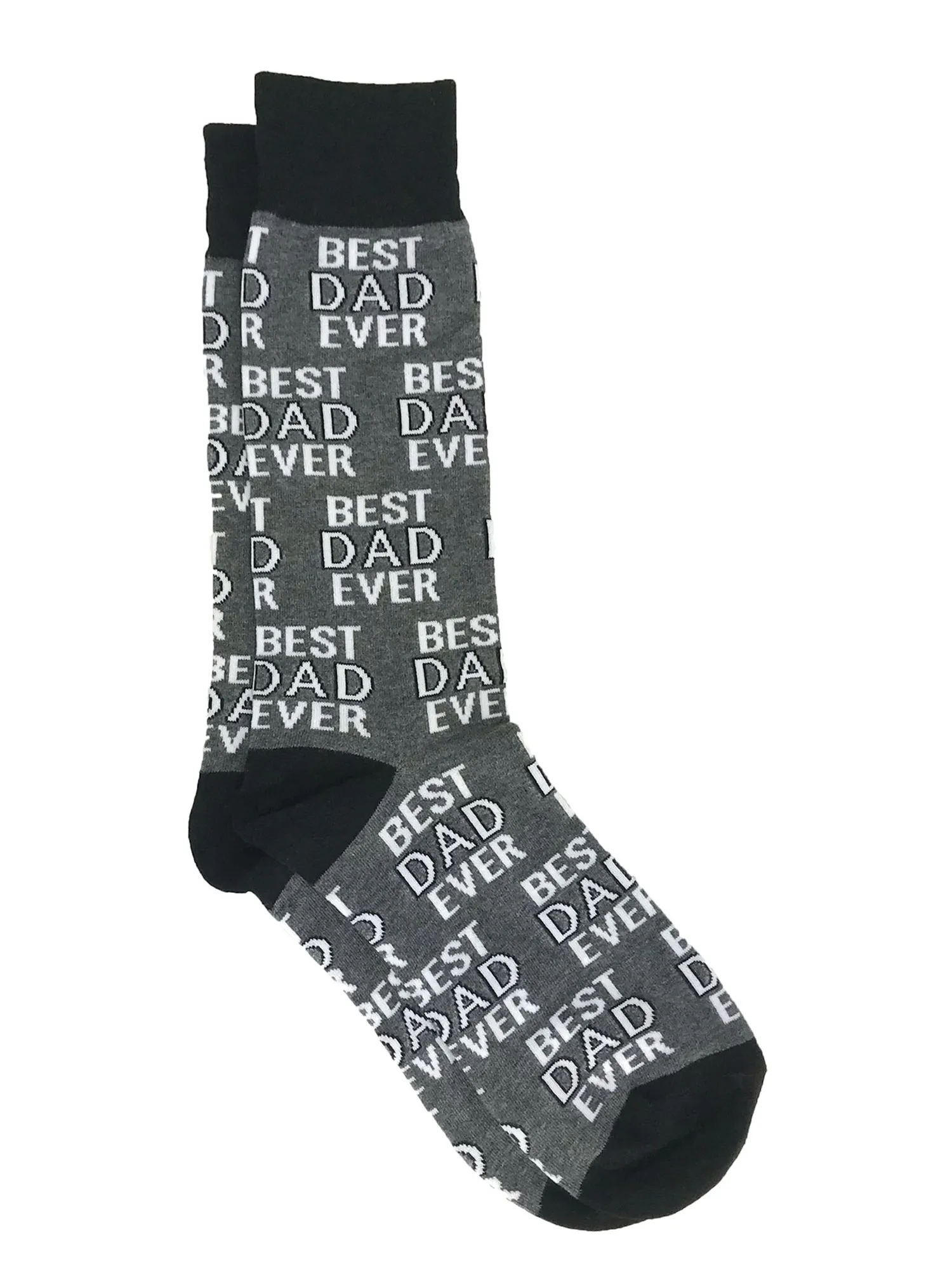 Christmas Men's Snowmen All-Over Print & Best Dad Ever Socks 2-Pair Set
