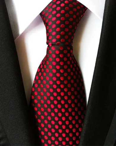 Classic 8cm Ties for Man 100% Silk Tie Luxury Tie for Men