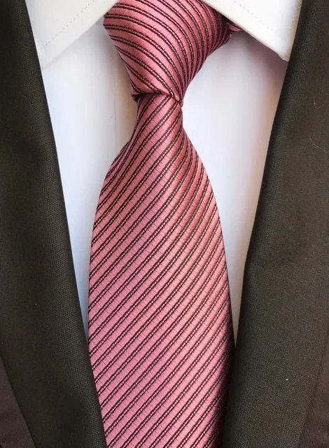 Classic 8cm Ties for Man 100% Silk Tie Luxury Tie for Men