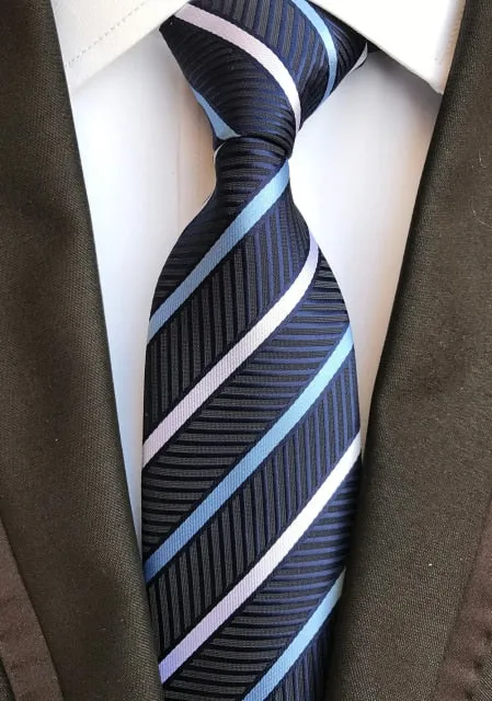 Classic 8cm Ties for Man 100% Silk Tie Luxury Tie for Men
