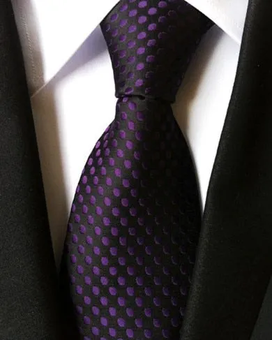 Classic 8cm Ties for Man 100% Silk Tie Luxury Tie for Men