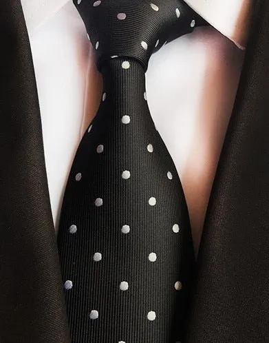 Classic 8cm Ties for Man 100% Silk Tie Luxury Tie for Men