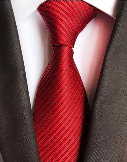 Classic 8cm Ties for Man 100% Silk Tie Luxury Tie for Men