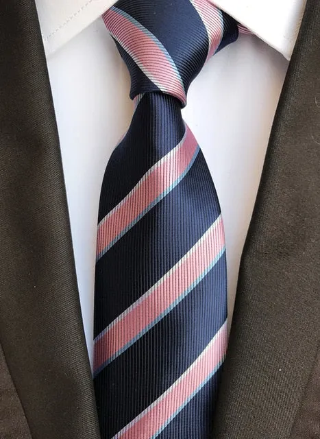 Classic 8cm Ties for Man 100% Silk Tie Luxury Tie for Men