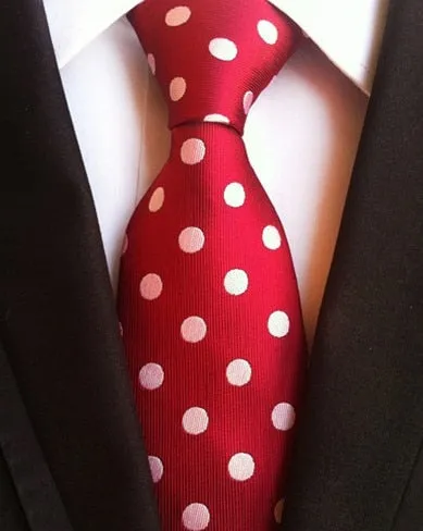 Classic 8cm Ties for Man 100% Silk Tie Luxury Tie for Men