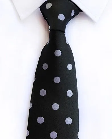 Classic 8cm Ties for Man 100% Silk Tie Luxury Tie for Men