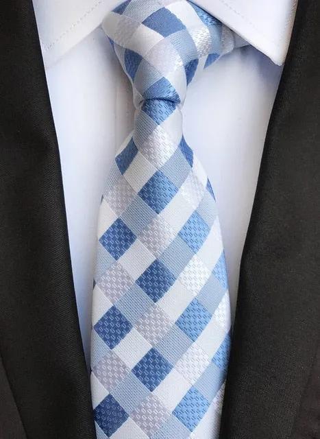 Classic 8cm Ties for Man 100% Silk Tie Luxury Tie for Men