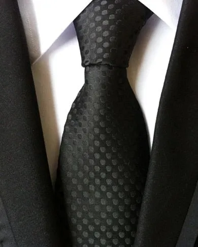 Classic 8cm Ties for Man 100% Silk Tie Luxury Tie for Men
