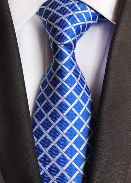 Classic 8cm Ties for Man 100% Silk Tie Luxury Tie for Men