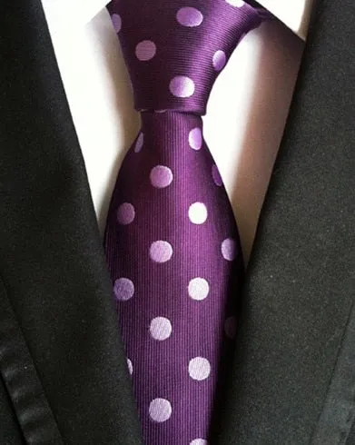 Classic 8cm Ties for Man 100% Silk Tie Luxury Tie for Men