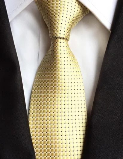 Classic 8cm Ties for Man 100% Silk Tie Luxury Tie for Men