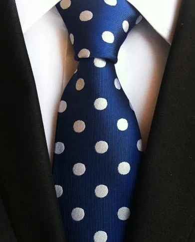 Classic 8cm Ties for Man 100% Silk Tie Luxury Tie for Men